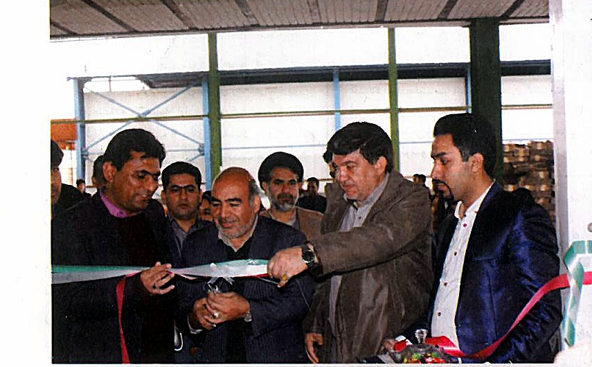 Ribbon-cutting ceremony for the Karimabad Jiroft 2,000-ton cold storage facility, 2016